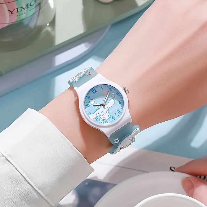 1 pc Hello kitty Watch for Kids - Cute Cartoon Design