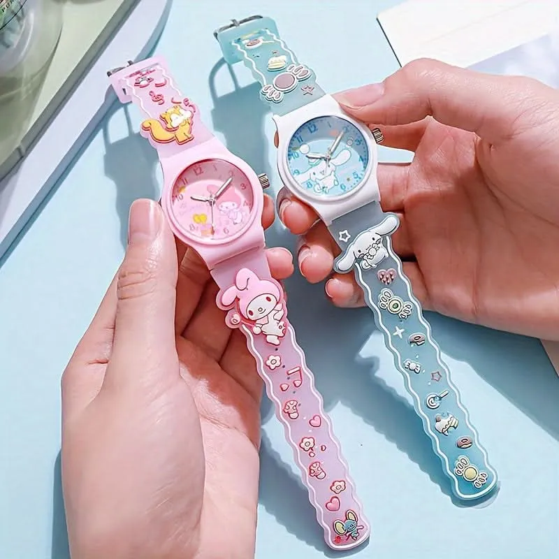 1 pc Hello kitty Watch for Kids - Cute Cartoon Design