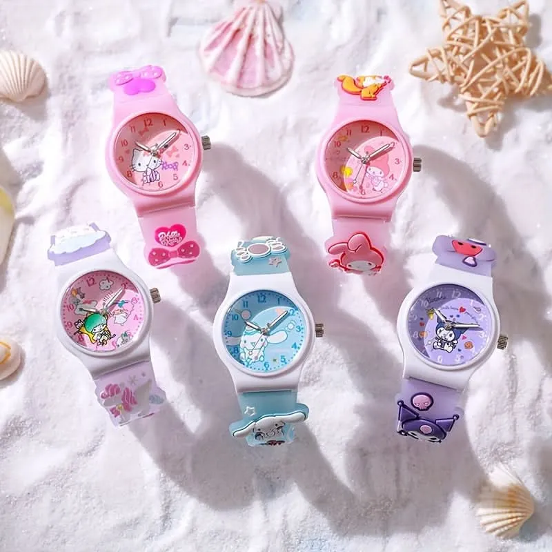 1 pc Hello kitty Watch for Kids - Cute Cartoon Design
