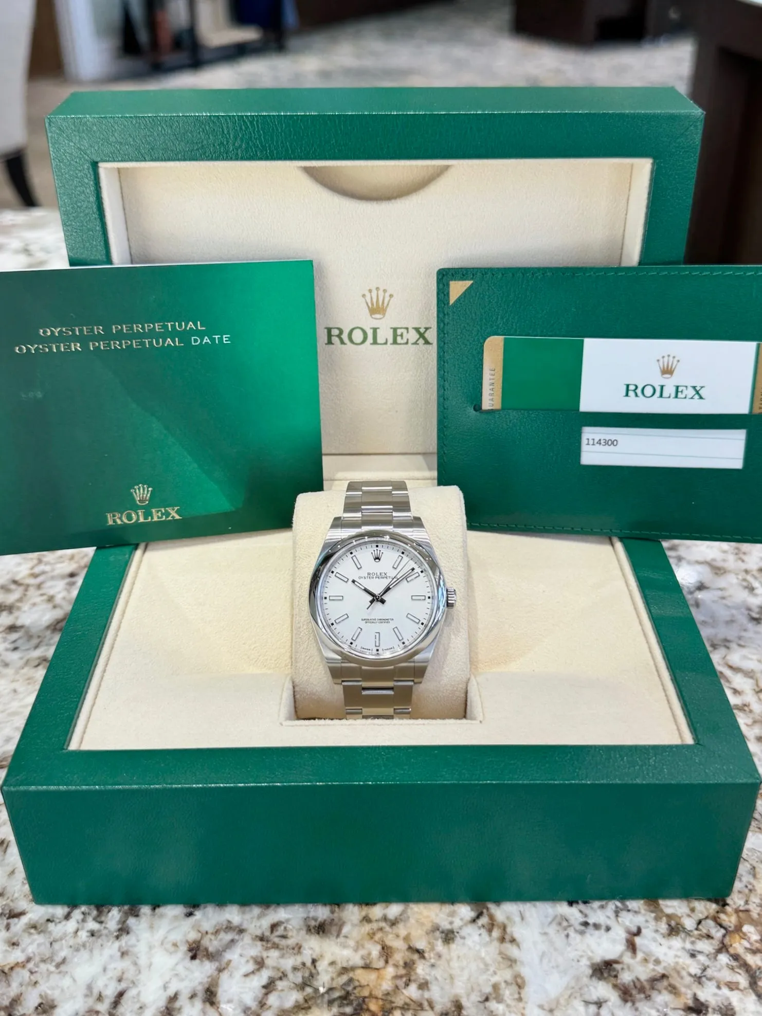 2019 Rolex Oyster Perpetual 39 114300