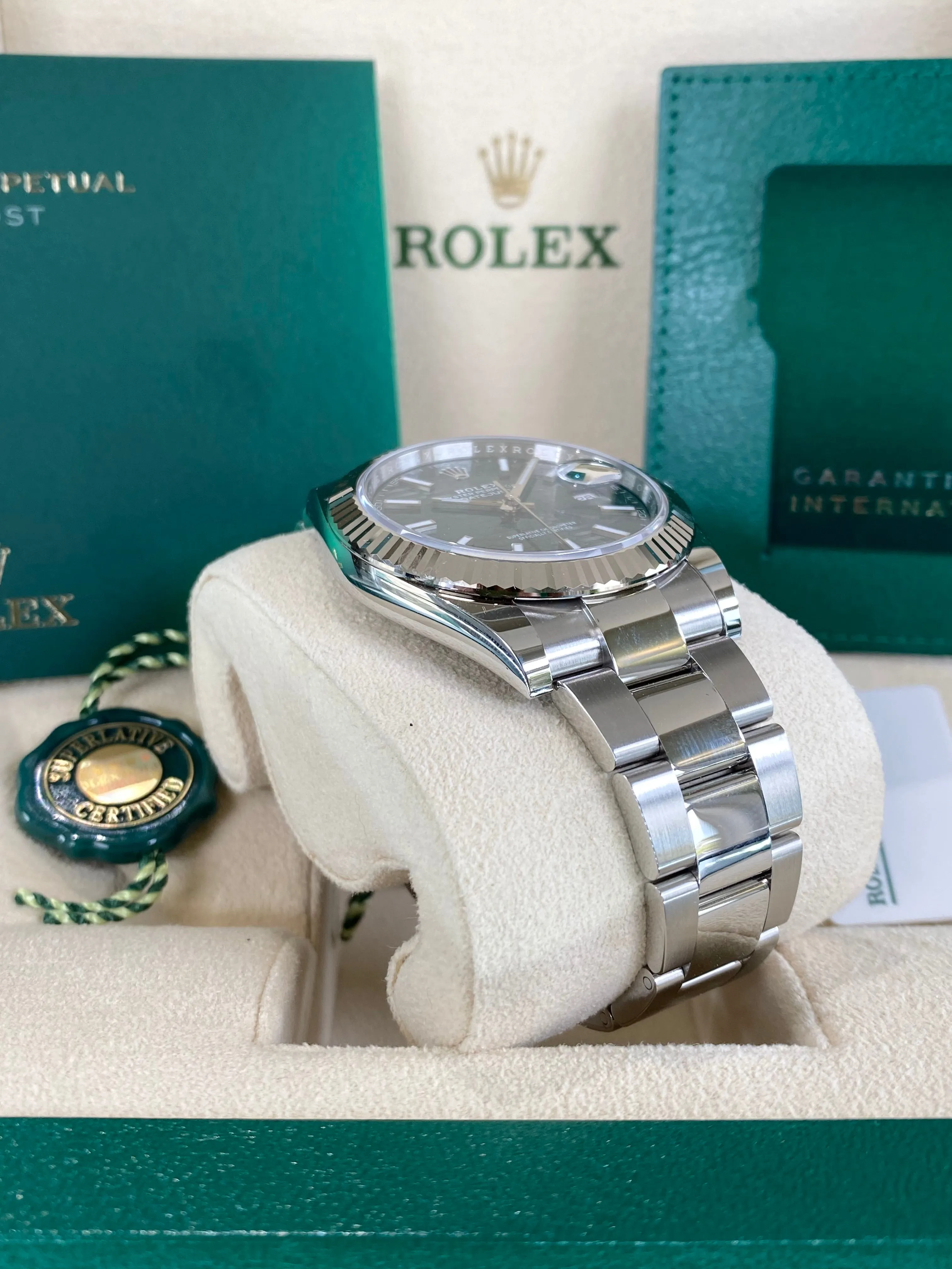 2023 Rolex Datejust 41 126334 Mint Motif