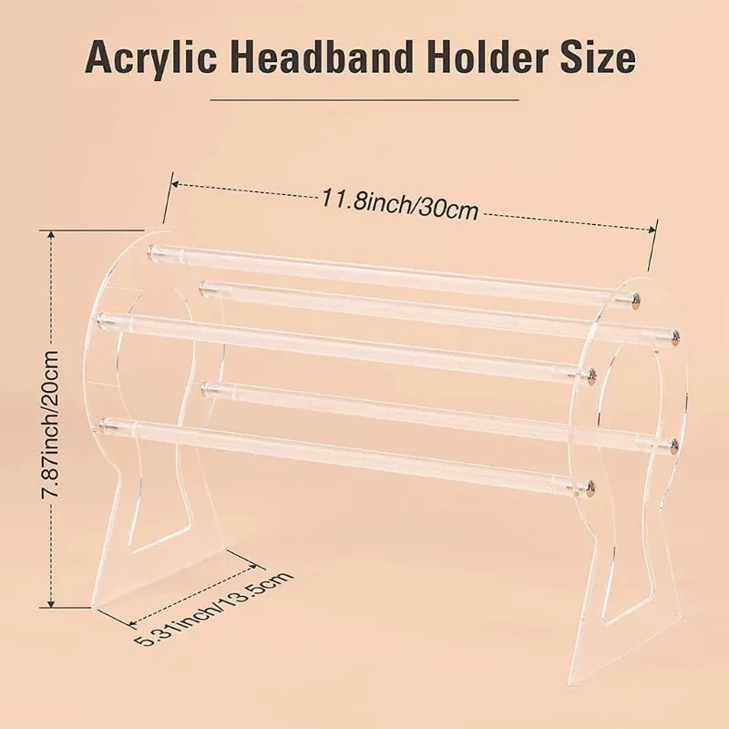 Acrylic Headband Hairband Holder