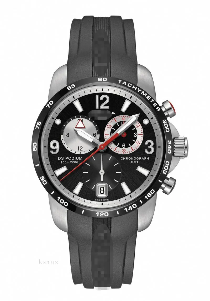 Affordable Classic Rubber Watches Strap C001.639.27.057.00_K0004194