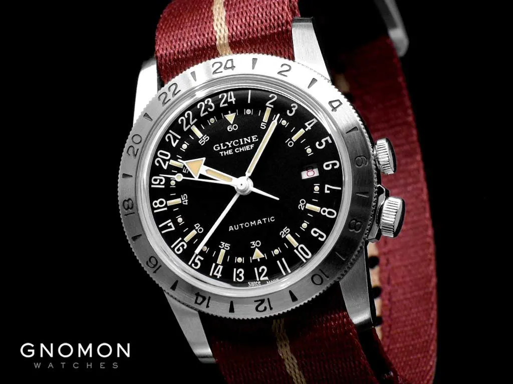 Airman “The Chief” GMT Black - Military Nylon Strap Ref. GL0472