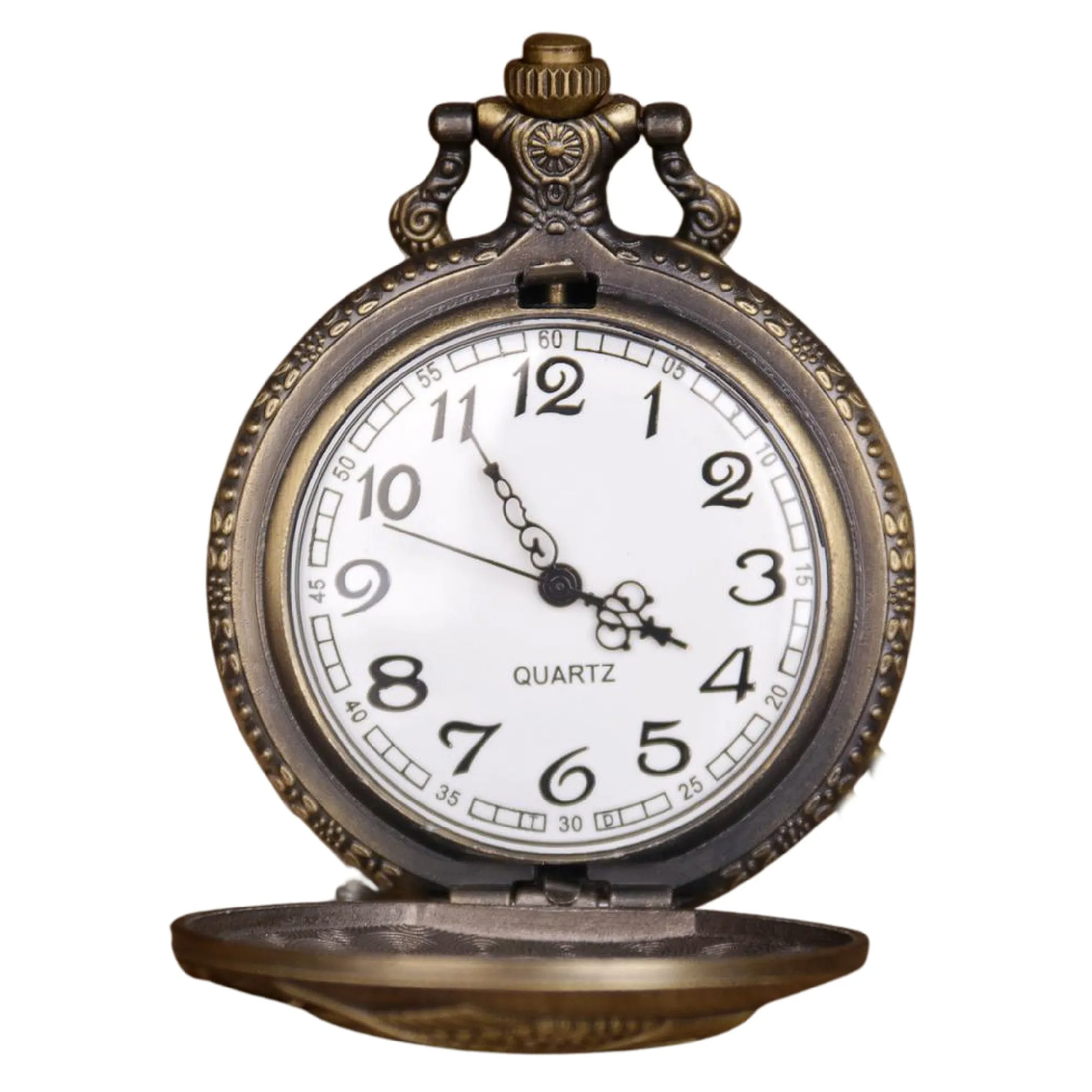 All Seeing Eye Quartz Pocket Watch