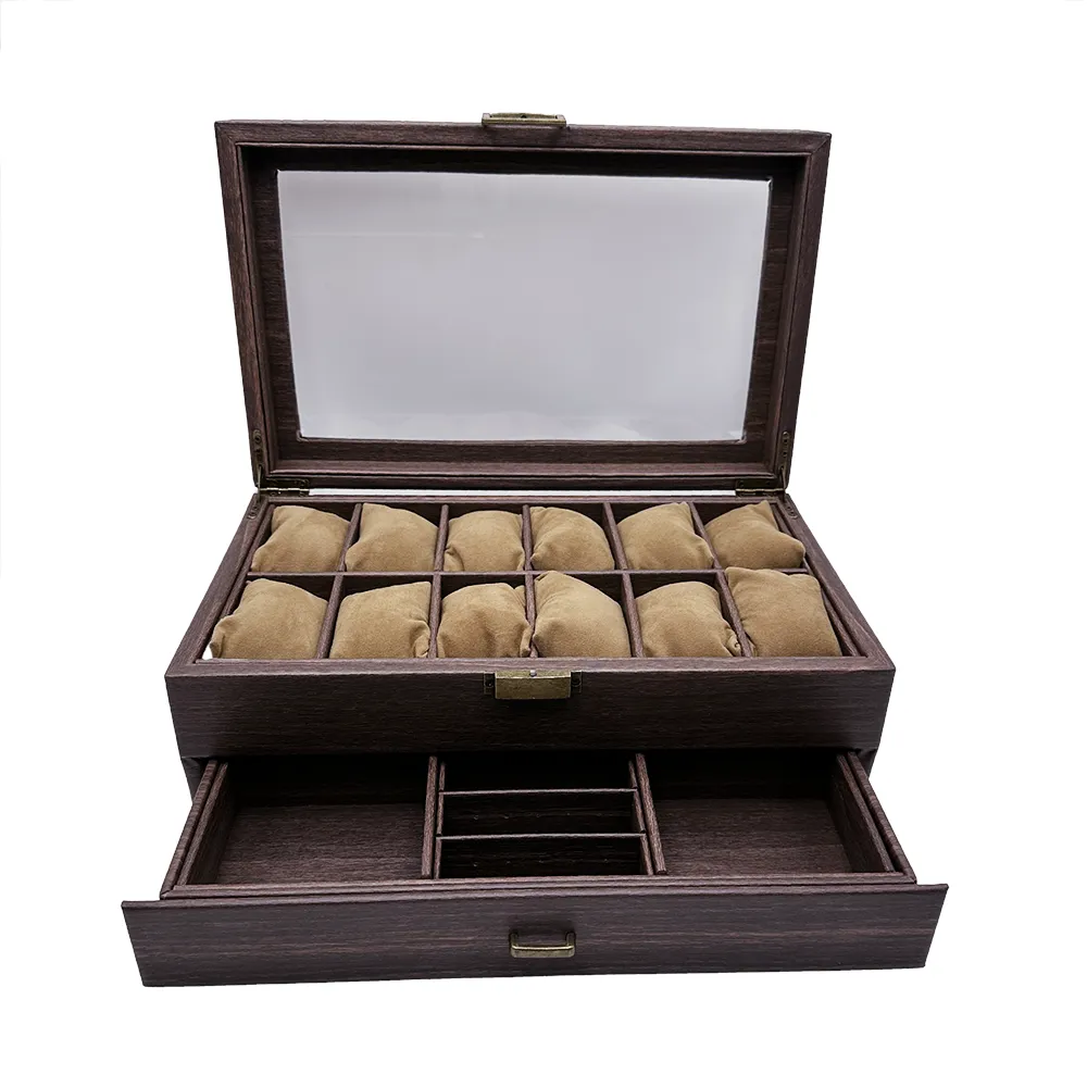 Antique Wood Watch Organizer