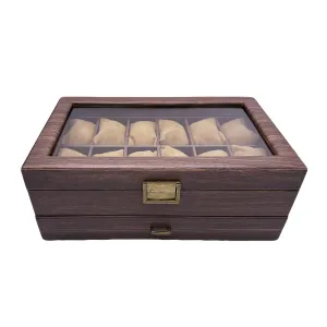 Antique Wood Watch Organizer