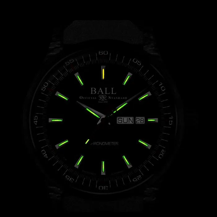 BALL Watch Engineer II, Volcano Chronometer Automatic Rubber Strap Watch, NM3060C-PCJ-GY