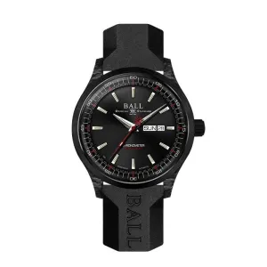 BALL Watch Engineer II, Volcano Chronometer Automatic Rubber Strap Watch, NM3060C-PCJ-GY