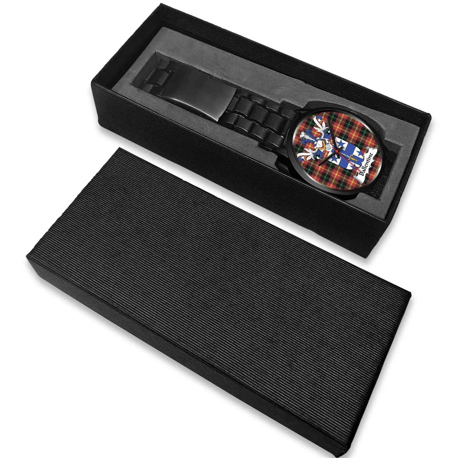 Ballentine Clan Badge Tartan Black Watch