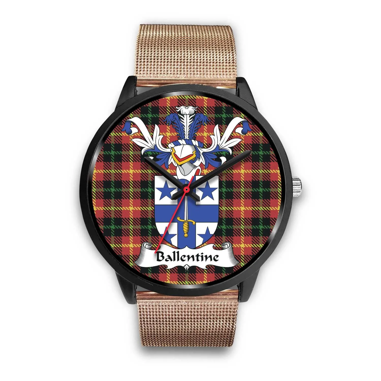 Ballentine Clan Badge Tartan Black Watch