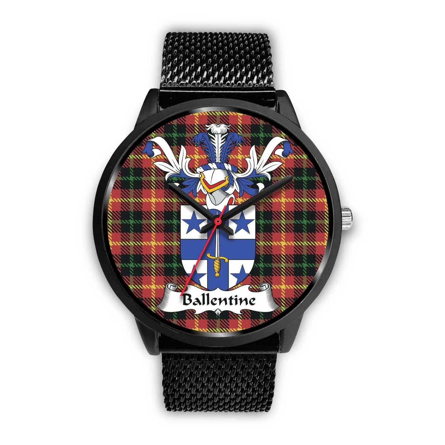 Ballentine Clan Badge Tartan Black Watch