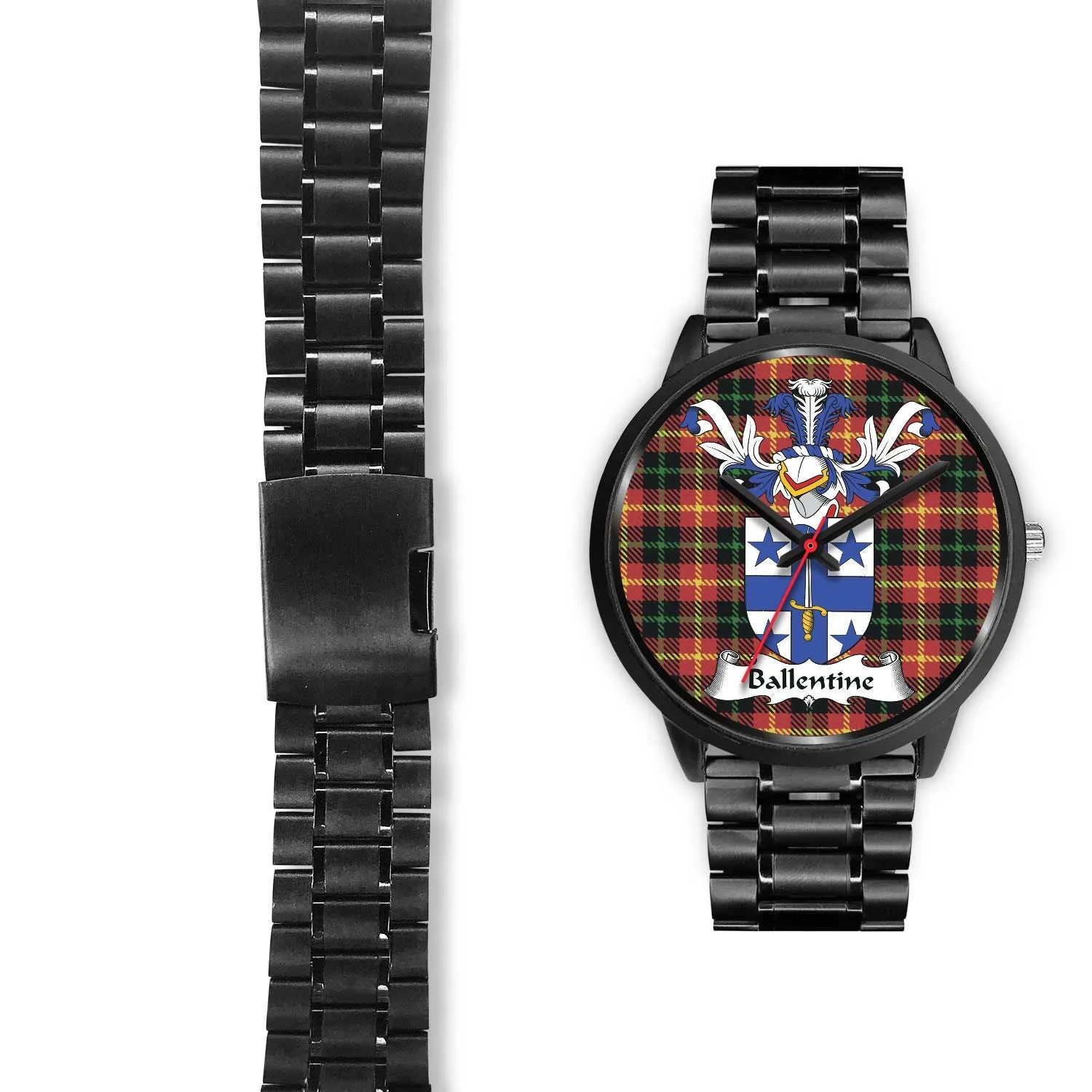 Ballentine Clan Badge Tartan Black Watch