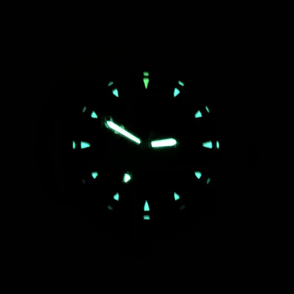 Bertucci Black Dial Dark Olive Case RETROFORM KHAKI Nylon Band Wrist Watch - 11601