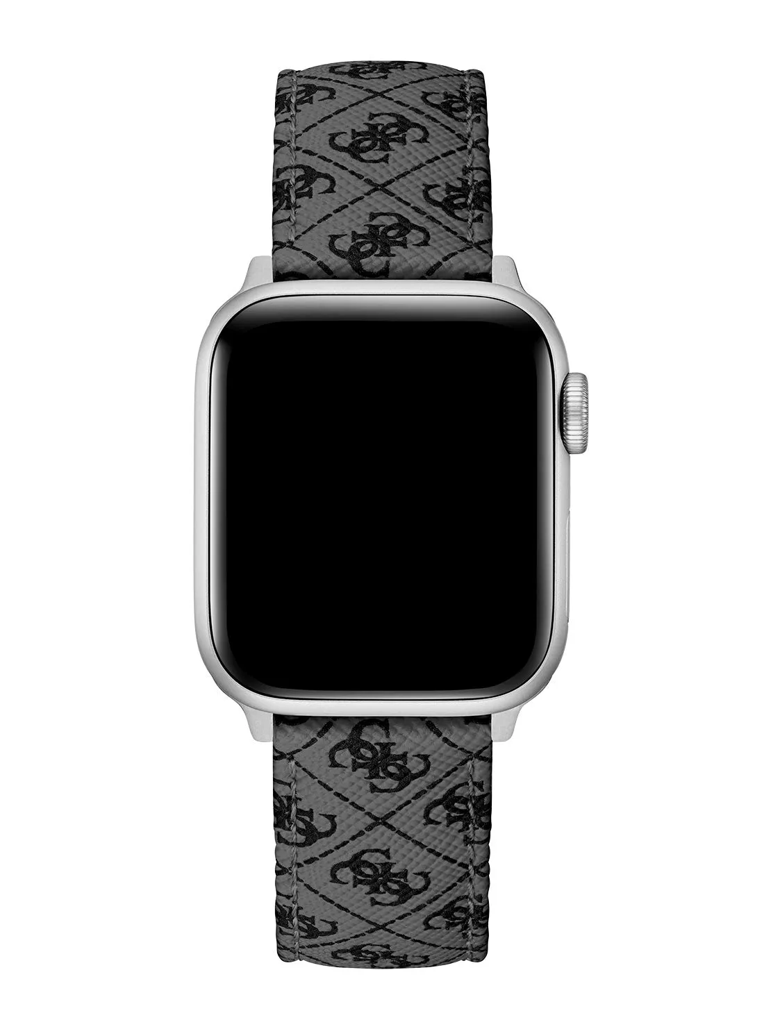Black Quattro G Leather Apple Watch Strap