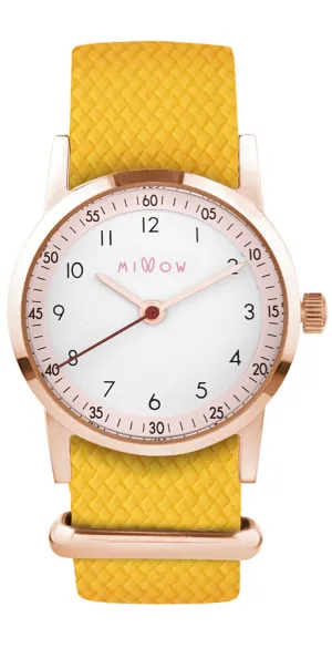 Blossom Watch Yellow Braided Strap - راقب