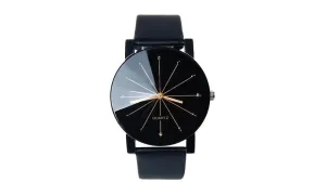Brand New Luxury PU Leather Dial Hour Analog Wrist Watch