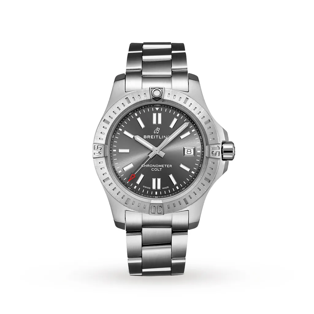 Breitling Chronomat Automatic Stainless Steel Round Dial Unisex Watch A17313101F1A1