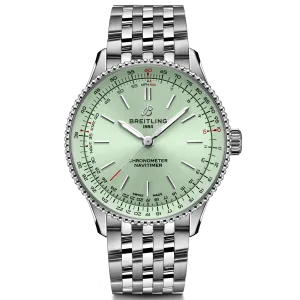 Breitling Navitimer Automatic 36mm Watch with Mint Green Dial