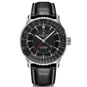 Breitling Navitimer GMT 41mm Black Dial Automatic Gents Watch A32310251B1P1
