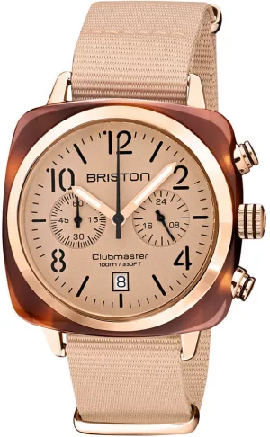 BRIS Watch Clubmaster Classic Chronograph Terracotta Nude