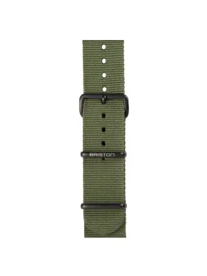 Briston Nato Strap Green Army PVD 20mm