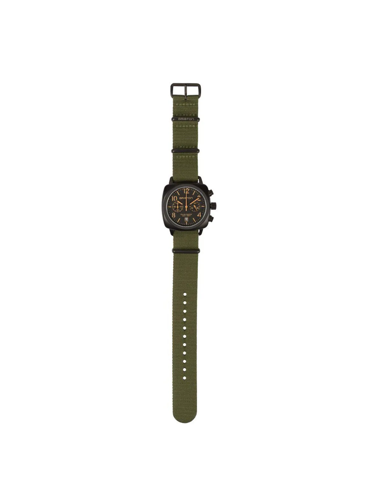 Briston Nato Strap Green Army PVD 20mm