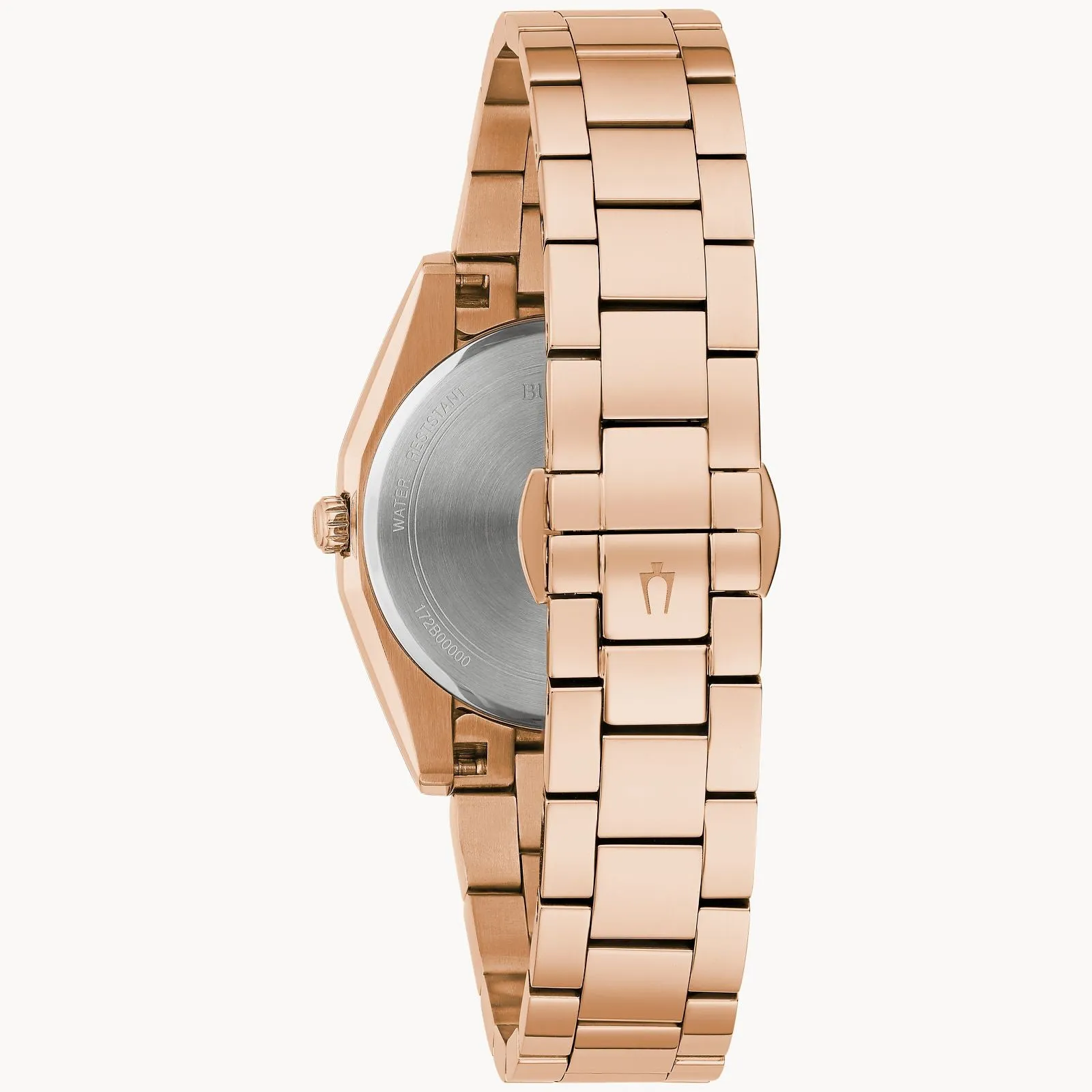 Bulova 97P156 Surveyor Rose Gold Stainless Steel Strap Women Watches