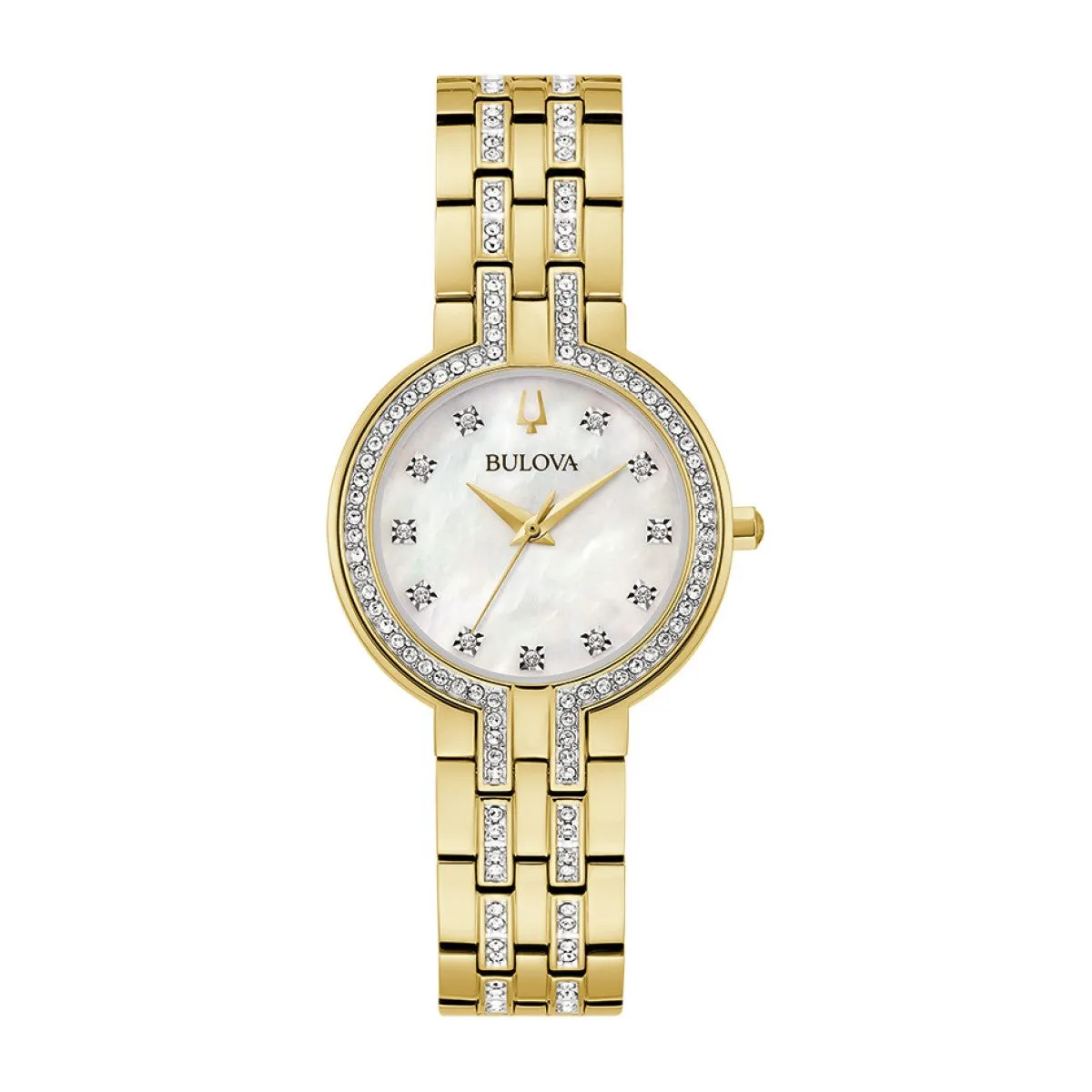Bulova Crystal Collection Watch and Heart Necklace Set. 98X138
