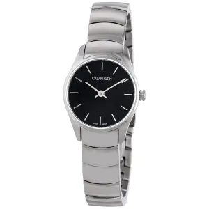 Calvin Klein Classic Quartz Black Dial Ladies Watch K4D2314V
