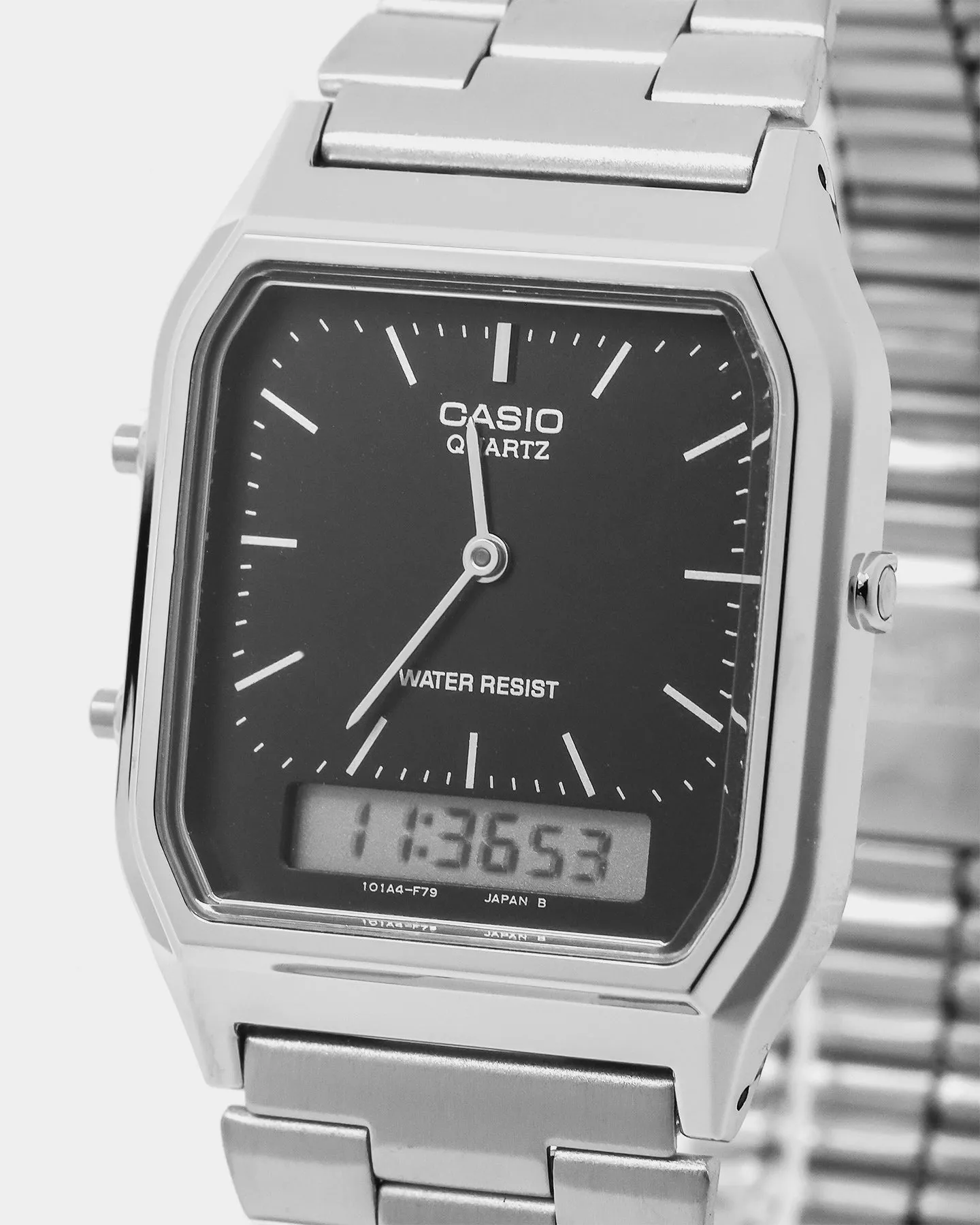 Casio AQ230A-1DS Watch Silver/Black