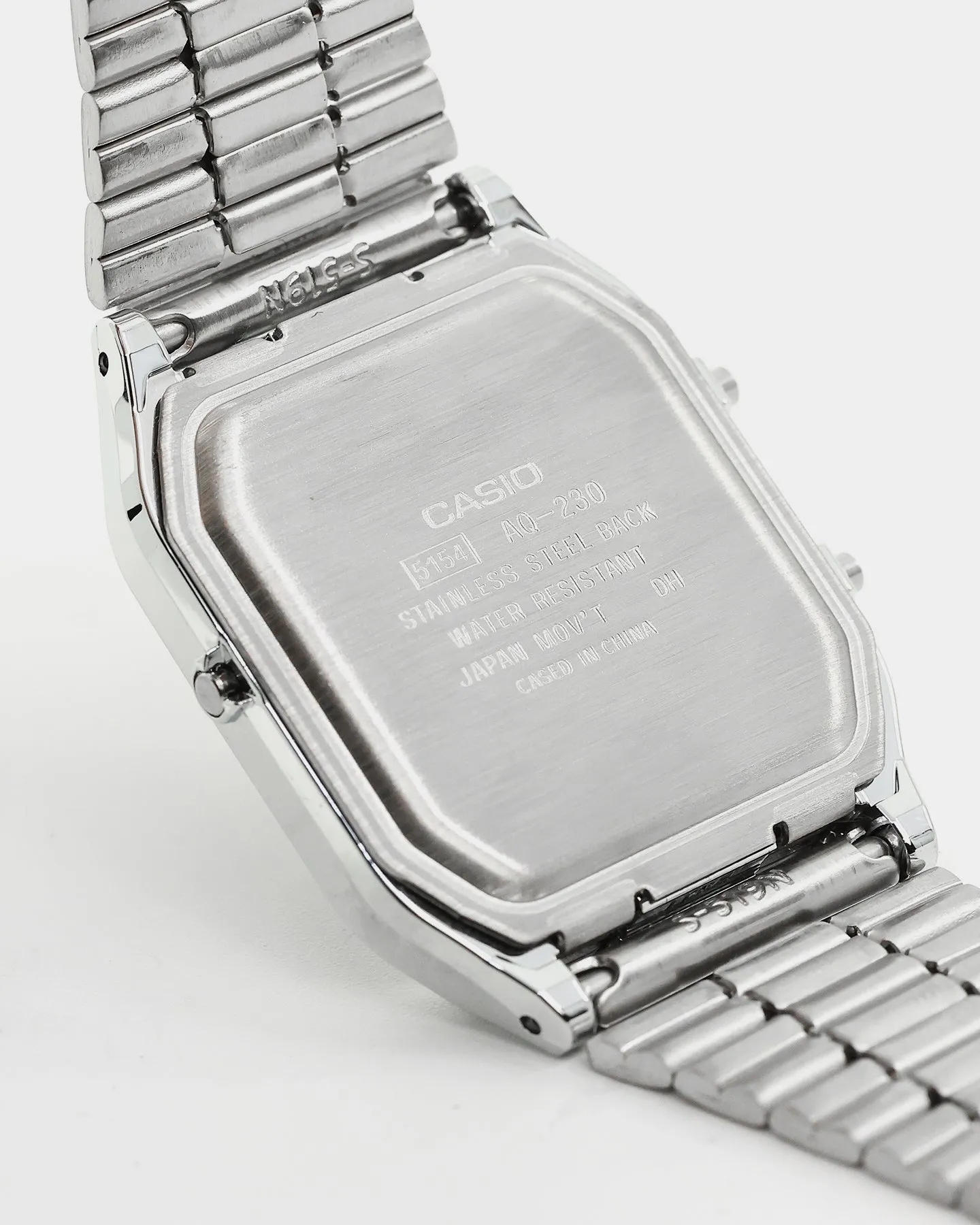 Casio AQ230A-1DS Watch Silver/Black