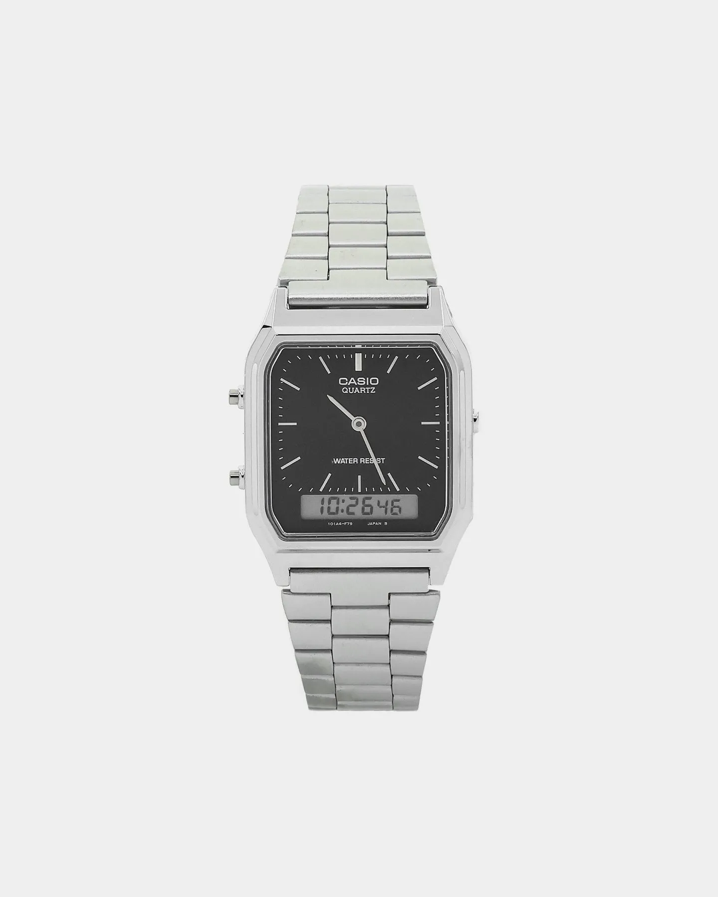 Casio AQ230A-1DS Watch Silver/Black