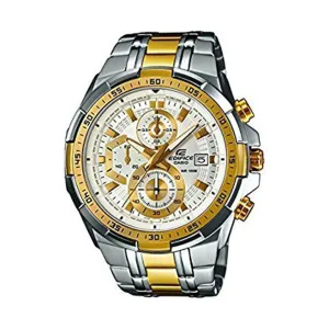 Casio Edifice Efr Gold and Silver Stainless Watch