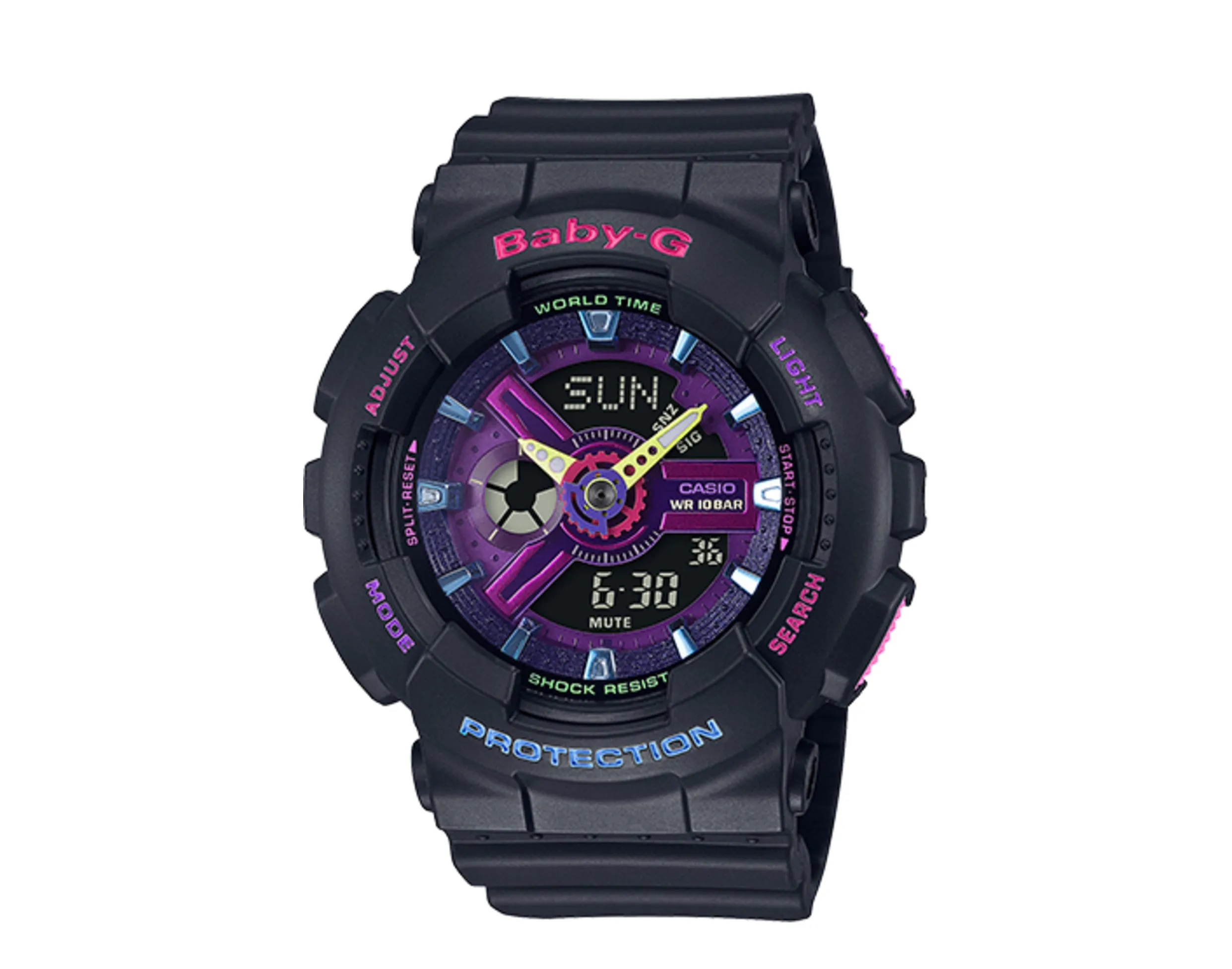 Casio G-Shock Baby-G BA110 Decora Analog Digital Resin Watch