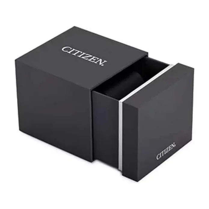 Citizen Men's Black Dial Rubber Band Analog Eco-Drive Watch - AW1769-10E