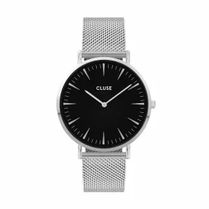 CLUSE Boho Chic Mesh Silver Watch CW0101201004