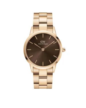 Daniel Wellington Brown Dial Unisex Analogue Watch - DW00100461