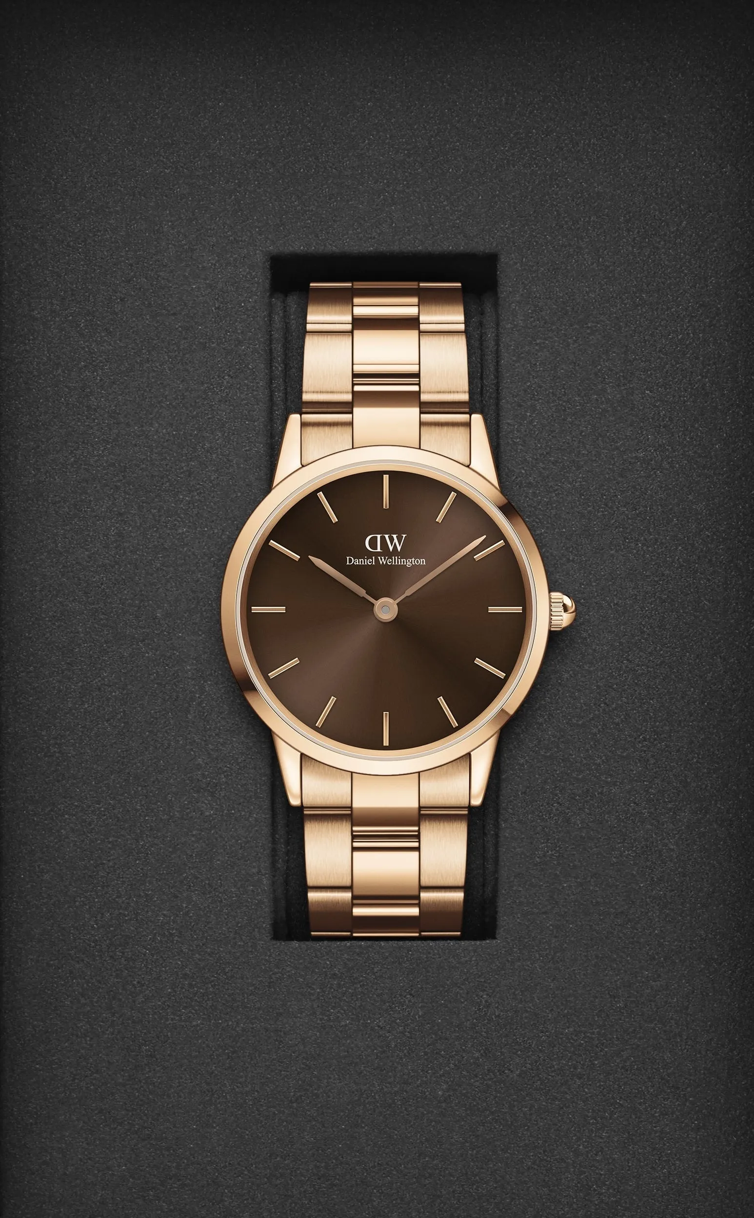 Daniel Wellington Brown Dial Unisex Analogue Watch - DW00100461