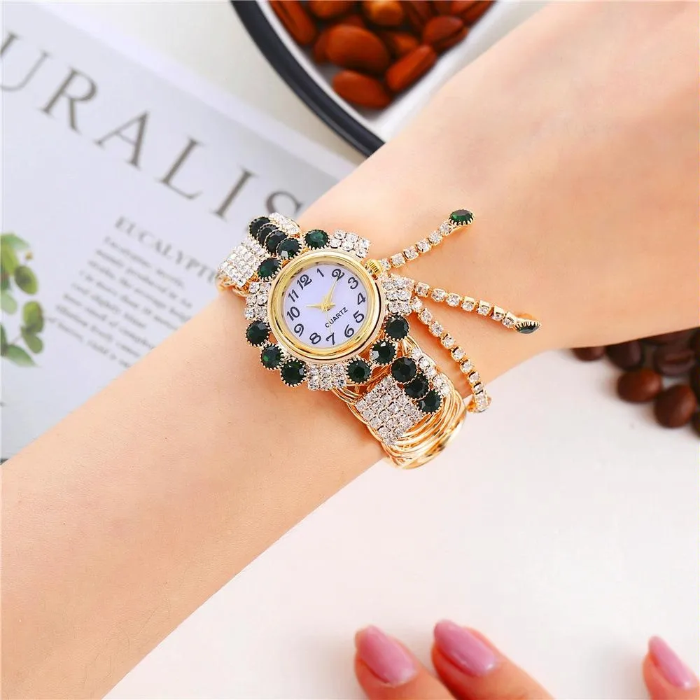 Diamond Pendant Quartz Bracelet Watch for Women - Wild and Unique