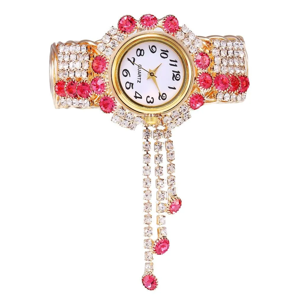 Diamond Pendant Quartz Bracelet Watch for Women - Wild and Unique