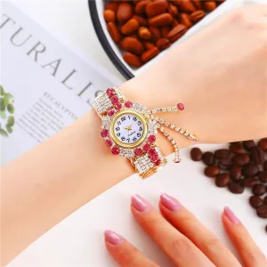 Diamond Pendant Quartz Bracelet Watch for Women - Wild and Unique