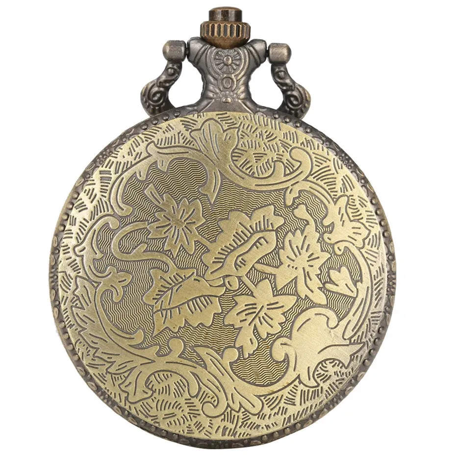 Dinosaur Quartz Pocket Watch