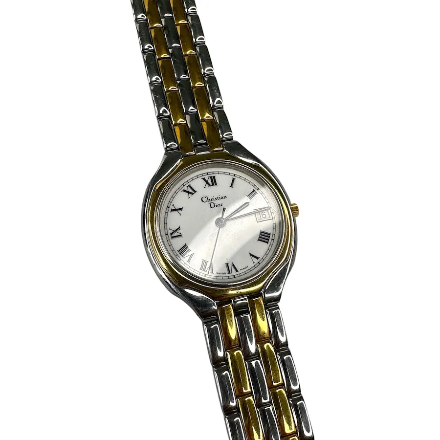 DIOR TWO-TONE QUARTZ WATCH