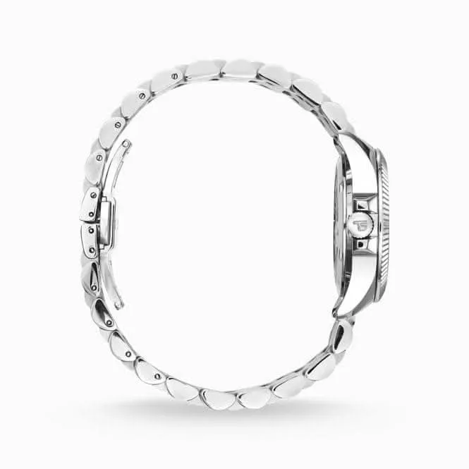 Divine Green Dial Silver-Coloured Watch WA0404-201-211