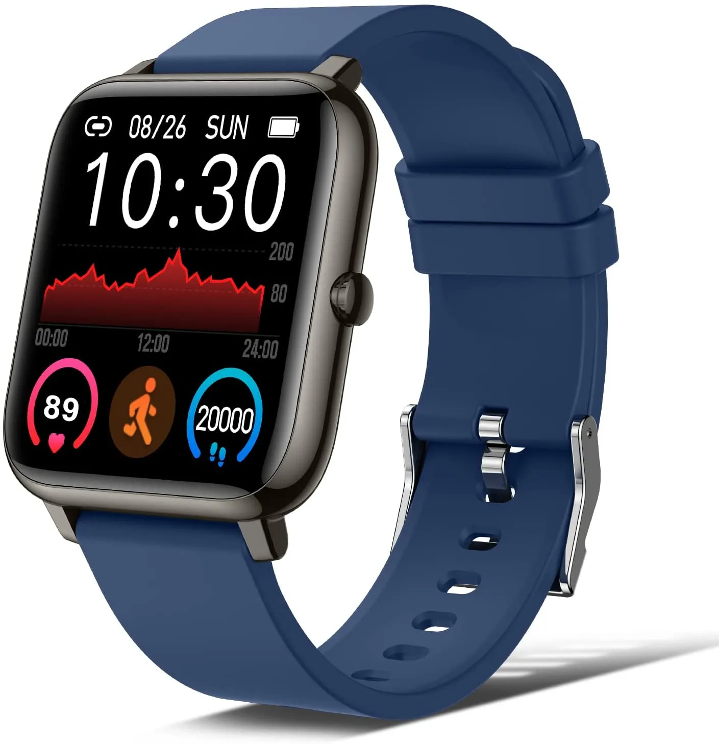 Donerton Smart Watch, Fitness Tracker for Android Phones, Fitness Tracker with Heart Rate and Sleep Monitor, Activity Tracker with IP67 Waterproof Pedometer Smartwatch with Step Counter for Women Men