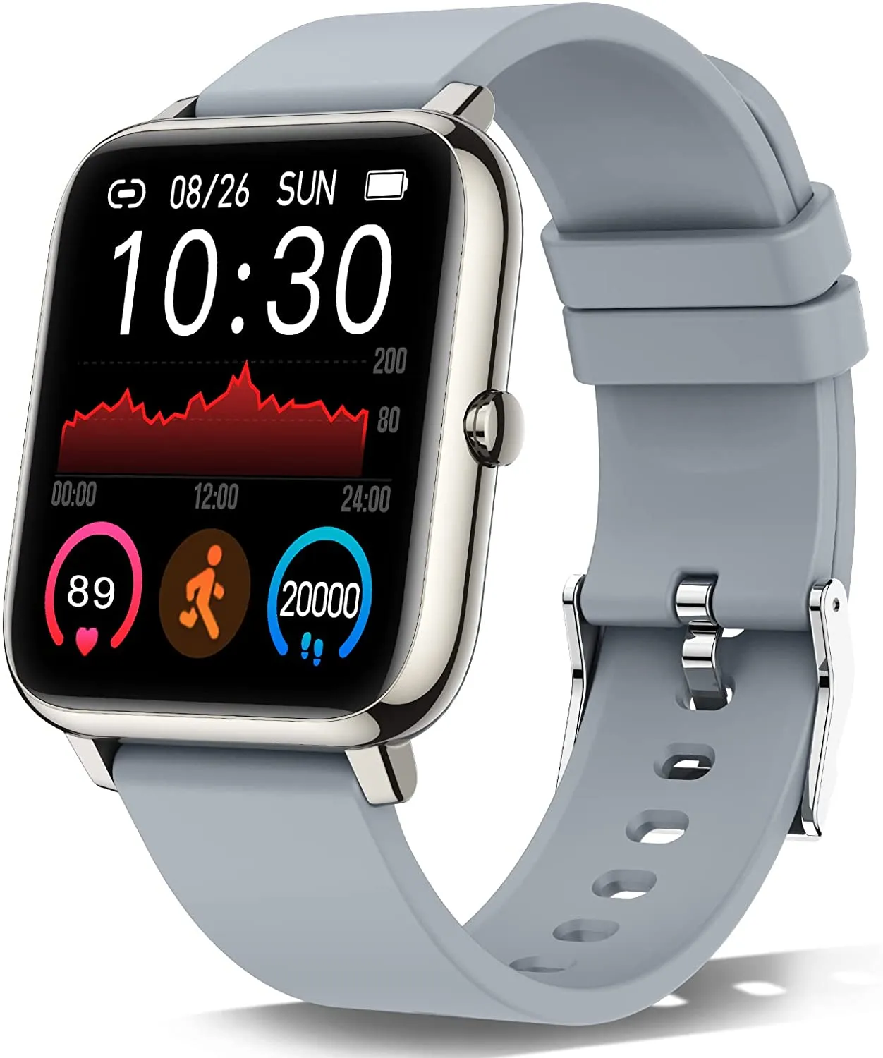 Donerton Smart Watch, Fitness Tracker for Android Phones, Fitness Tracker with Heart Rate and Sleep Monitor, Activity Tracker with IP67 Waterproof Pedometer Smartwatch with Step Counter for Women Men