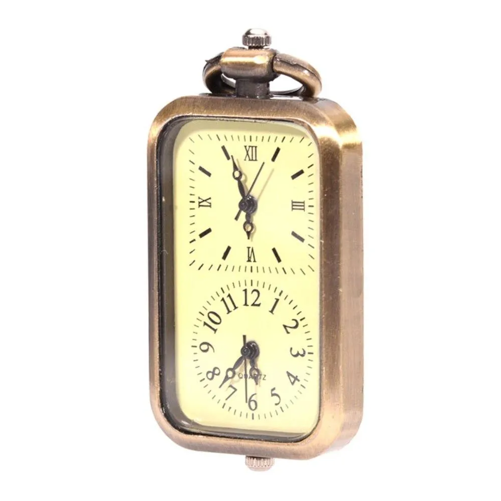 Double Dial Quartz Pocket Watch