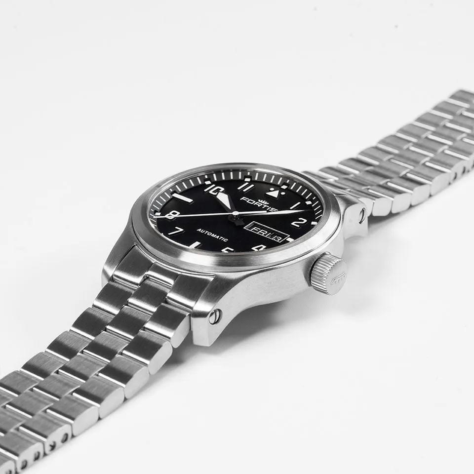 Fortis Watch Aeromaster Steel Day Date D