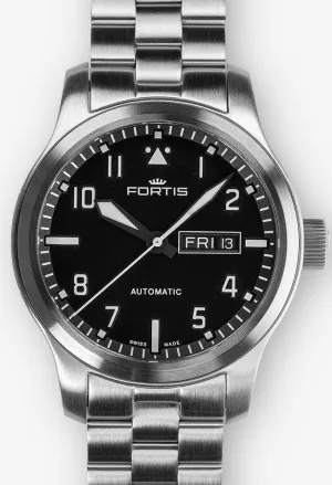 Fortis Watch Aeromaster Steel Day Date D